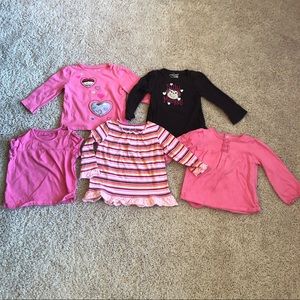 5 Girl’s Shirts from Jumping Bean, size 18 months
